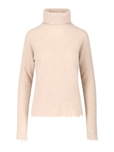 UMA WANG UMA WANG TURTLENECK SWEATER – BEIGE