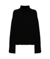 Uma Wang High Neck Top In Black