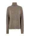 Uma Wang Turtleneck Sweater In Brown