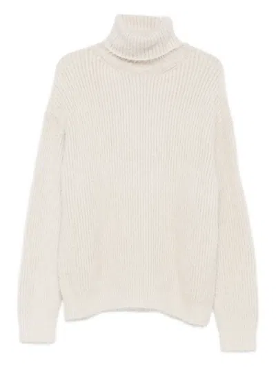Uma Wang Turtleneck Sweater In Neutral