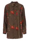 Uma Wang Tyesha Shirt In Animal Print