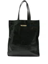 Uma Wang Small Shopping Bag Canvas In Green