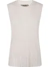 Uma Wang Ribbed Knit Tank Top In White