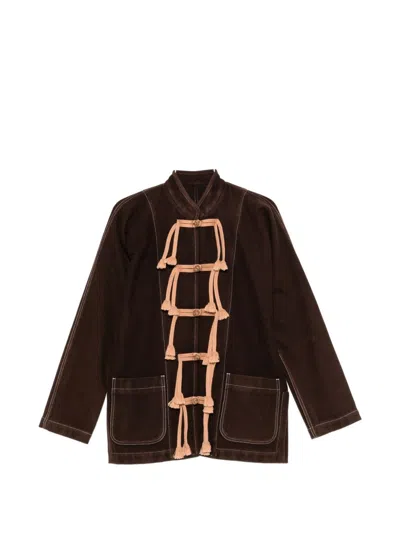 Uma Wang Wool Jacket In Brown