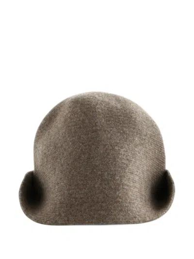 Uma Wang Uma Wool Hat In Brown