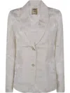 Uma Wang Long-sleeved Suit Jacket In White
