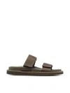 Uma Wang Women Open Back Sandals In Green