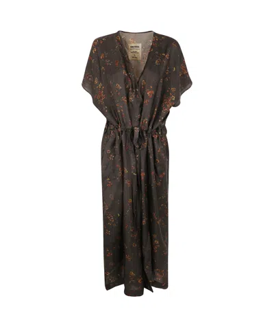 Uma Wang V-neck Dress In Black