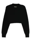 Uma Wang V-neck Sweater In Black