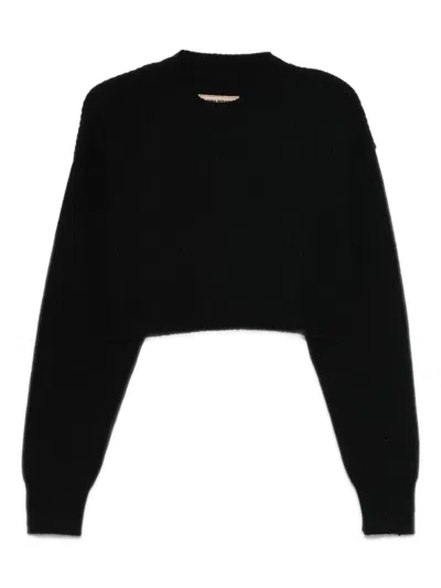 Uma Wang V-neck Sweater In Black
