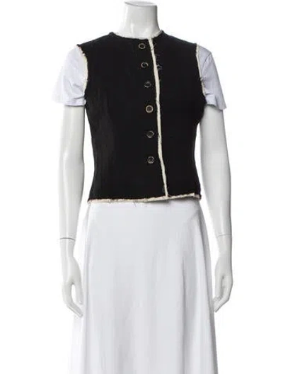 Pre-owned Uma Wang Vest In Black