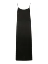 Uma Wang Sleeveless Shift Midi Dress In Black