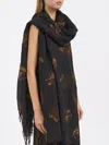 Uma Wang Virgin Wool Scarf In Black