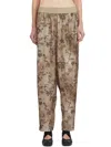 Uma Wang White And Grey Palmer Pants