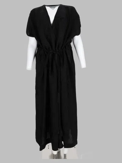 Uma Wang Viscose-cupro Dress For Women In Black