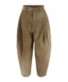 Uma Wang Trousers Woman In Beige