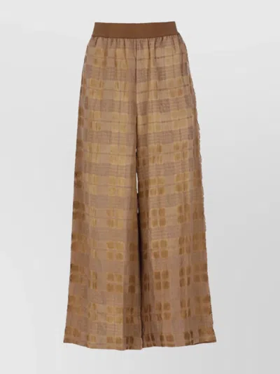 UMA WANG WIDE LEG TROUSERS ELASTIC WAISTBAND