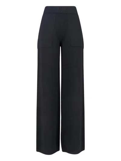UMA WANG WIDE-LEG TROUSERS WITH HIGH RIBBED WAISTBAND