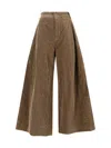 Uma Wang Wide Pants In Brown