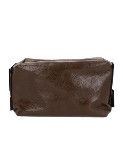 Uma Wang Wide Shoulder Strap Shoulder Bag In Green