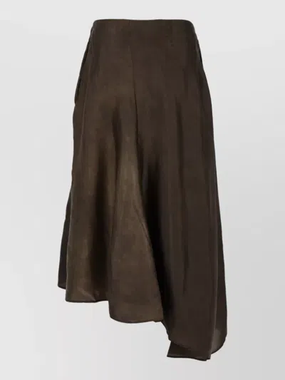 Uma Wang Wide-leg Trousers In Brown