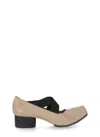 Uma Wang Leather Heeled Ballet Shoes In Pink