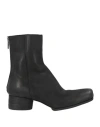 Uma Wang High Ballet Ankle Boots In Black
