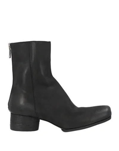 UMA WANG UMA WANG WOMAN ANKLE BOOTS BLACK SIZE 8 LEATHER