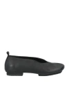 Uma Wang Woman Ballet Flats Black Size 7 Calfskin In Black