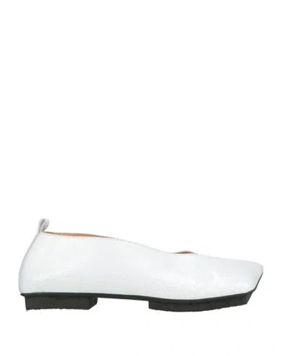 Uma Wang Woman Ballet Flats White Size 8 Leather