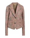 Uma Wang Woman Blazer Antique Rose Size S Wool, Viscose, Acetate In Pink