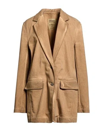 Uma Wang Woman Blazer Camel Size M Cotton In Brown