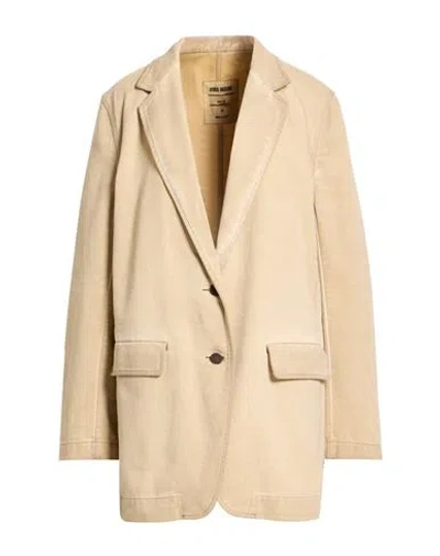 Uma Wang Woman Blazer Sand Size M Cotton, Polyester In Neutral
