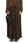Uma Wang Woman Brown Skirts In Brown