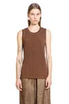 Uma Wang Top "ti" In Brown