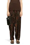 Uma Wang Palmer Baggy-fit Pants In Brown