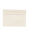 Uma Wang Woman Cardholder Off White Size - Cow Leather
