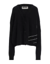 Uma Wang Woman Cardigan Black Size M Mohair Wool, Alpaca Wool, Polyamide, Elastane In Black
