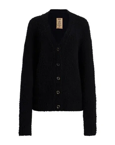 Uma Wang Woman Cardigan Black Size S Wool, Cashmere, Polyamide, Elastane