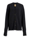 Uma Wang Woman Cardigan Charcoal Size S Cashmere In Gray