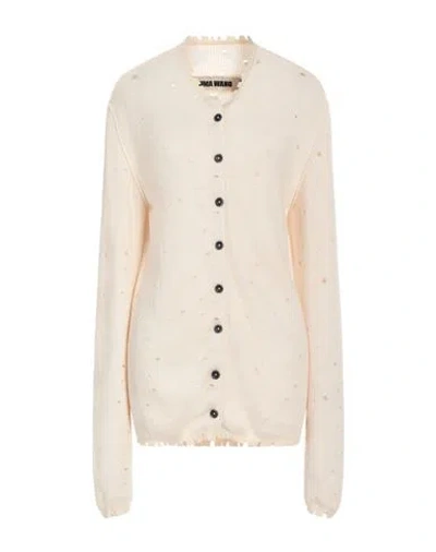 Uma Wang Woman Cardigan Ivory Size M Virgin Wool, Viscose, Polyamide In White