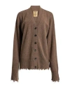 Uma Wang Woman Cardigan Khaki Size S Cashmere In Brown