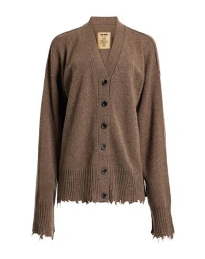 Uma Wang Woman Cardigan Khaki Size S Cashmere In Brown