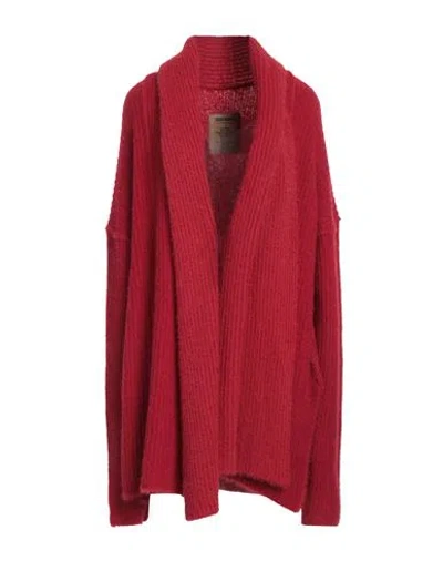 Uma Wang Woman Cardigan Red Size S Polyamide, Alpaca Wool, Wool In Red