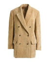 Uma Wang Woman Coat Sand Size S Cotton, Linen In Neutral