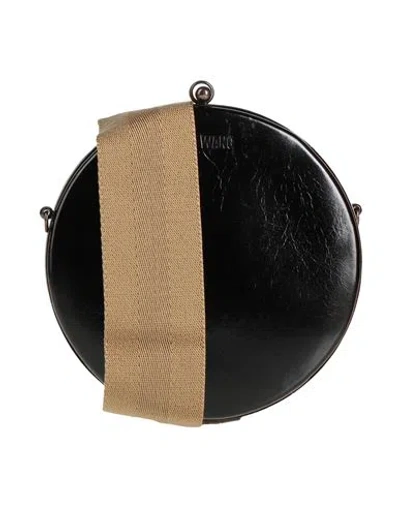 Uma Wang Woman Cross-body Bag Black Size - Carbon Fiber