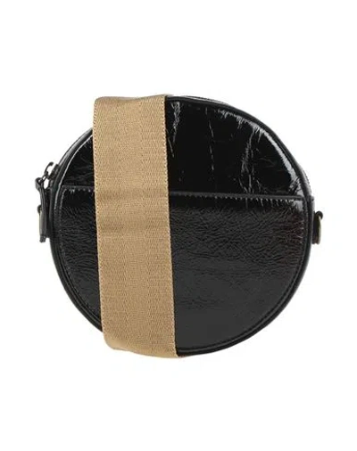Uma Wang Woman Cross-body Bag Black Size - Cow Leather