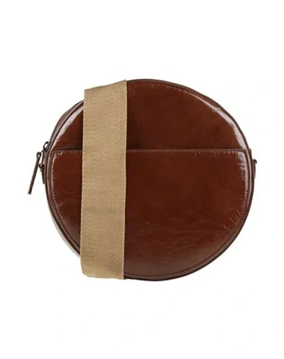 Uma Wang Woman Cross-body Bag Brown Size - Cow Leather