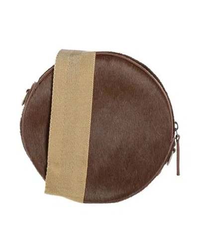 Uma Wang Woman Cross-body Bag Brown Size - Cow Leather