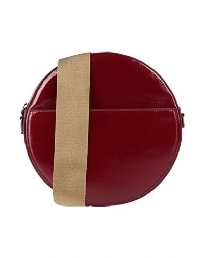 Uma Wang Woman Cross-body Bag Burgundy Size - Cow Leather In Red